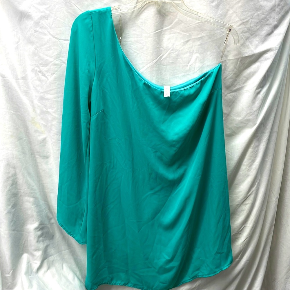Candy rose off the shoulder lined top ladies sz xl